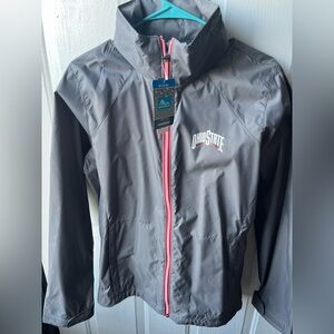 Columbia Women’s Ohio State Gray Windbreaker Jacket